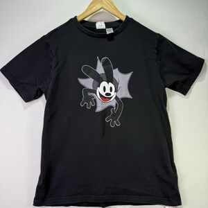 Disney T-Shirt Oswald The Lucky Rabbit Black Size Medium